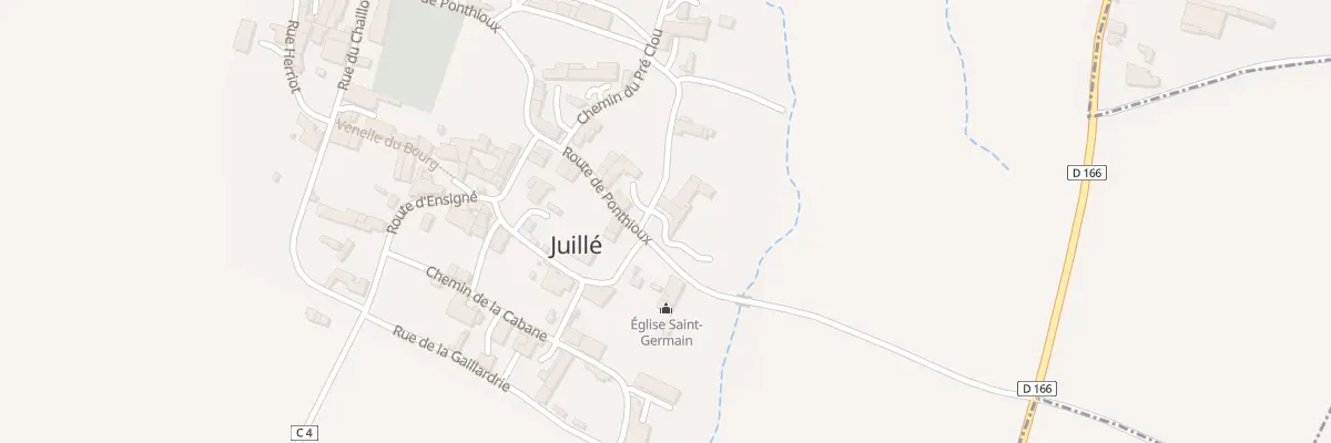 Plan du 2 Che du Lierre à Juillé