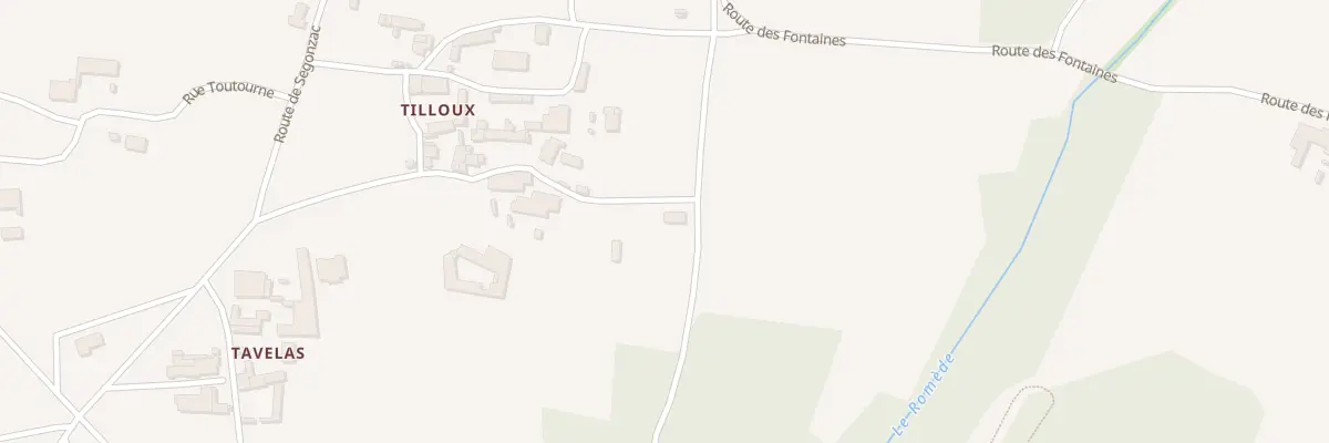 Plan du 10 Rue Grand’Rue à Bourg-Charente