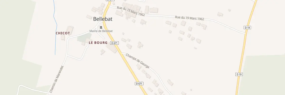 Plan du 4B Champ de George à Bellebat