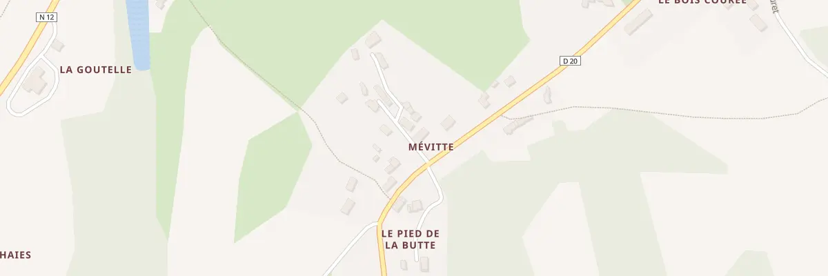 Plan du 250 Mévitte à Pré-en-Pail-Saint-Samson