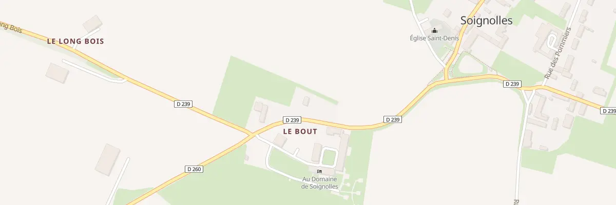 Plan du 10 Rue des Peupliers à Soignolles