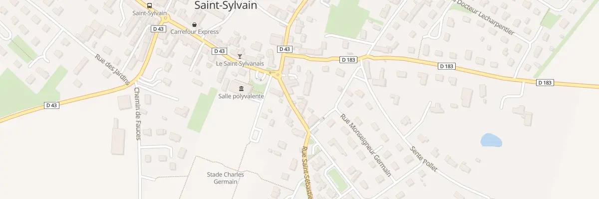 Plan du 5 Rue du Maréchal Leclerc à Saint-Sylvain