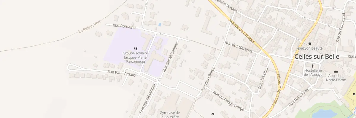 Plan du 15 Rue des Mésanges à Celles-sur-Belle