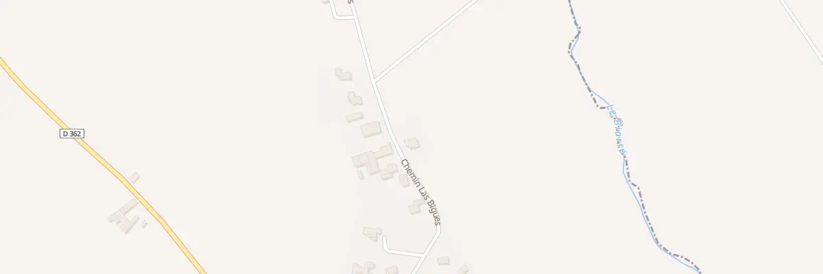 Plan du 18 Che Las Bigues à Ouillon