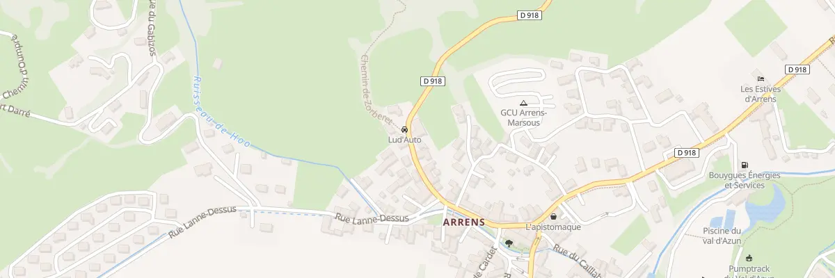 Plan du 12 Rte Soulor à Arrens-Marsous