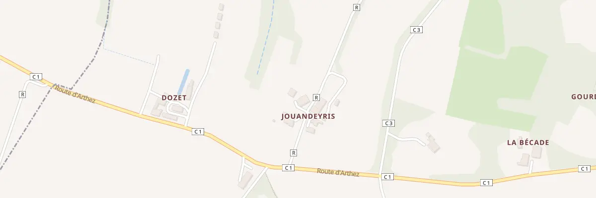 Plan du 5000 Imp Jeandeyris à Montégut