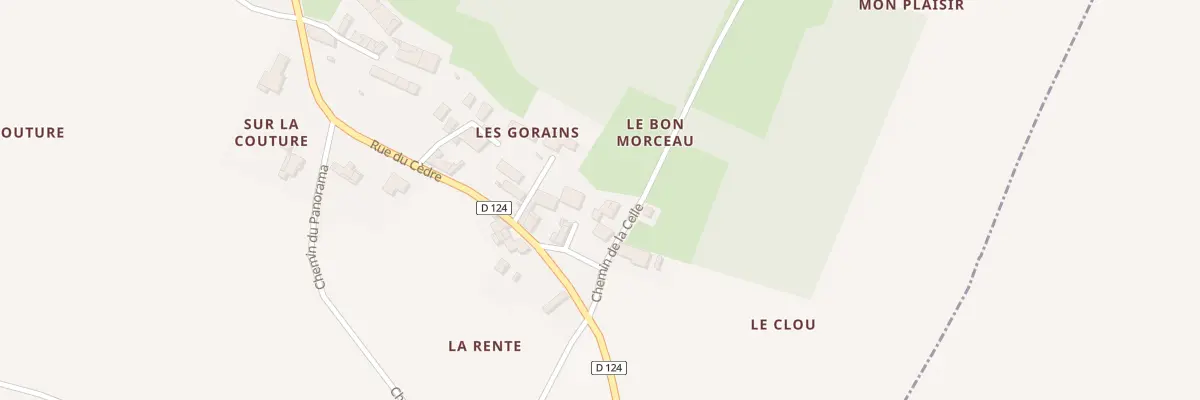 Plan du 2 Imp des Ruches à Ballans
