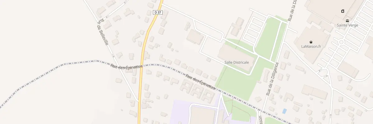 Plan du 11 Rue des Epinettes à Sainte-Verge