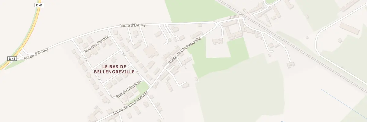 Plan du 3 Rte de Chicheboville à Bellengreville