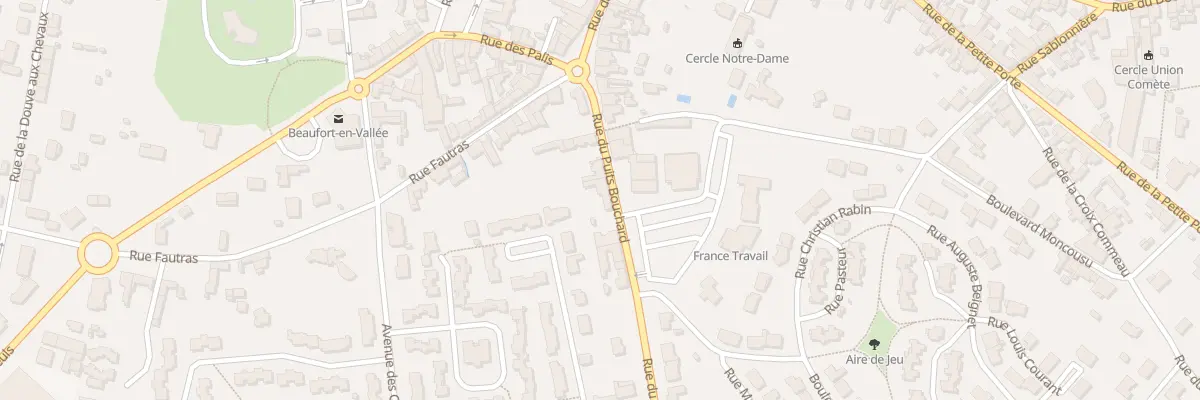 Plan du 8 Rue du Puits Bouchard à Beaufort-en-Anjou