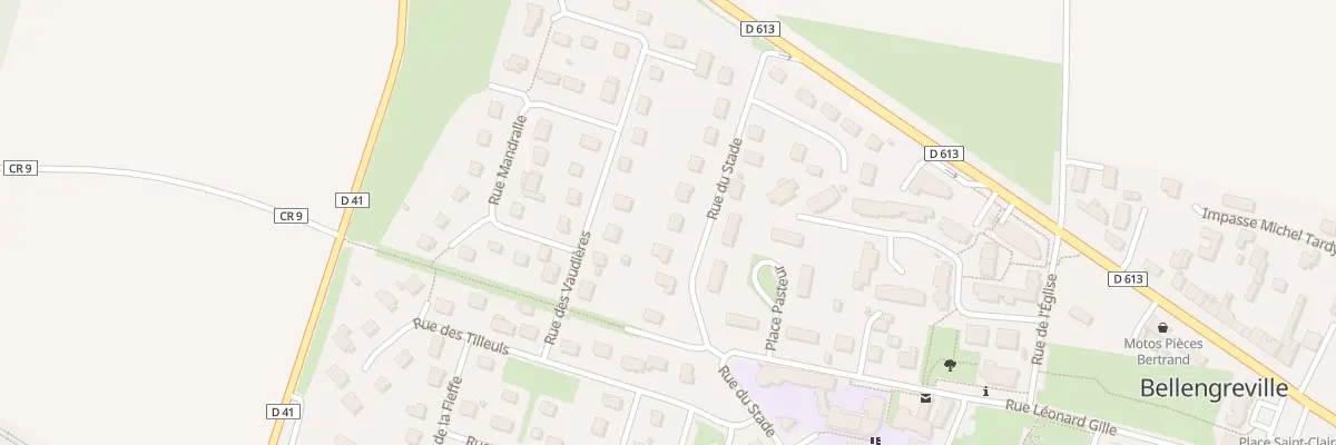 Plan du 10 Rue du Stade à Bellengreville
