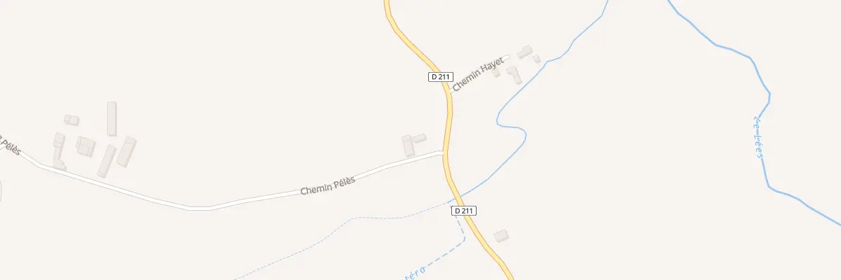Plan du 1 Che Peles à Lannecaube