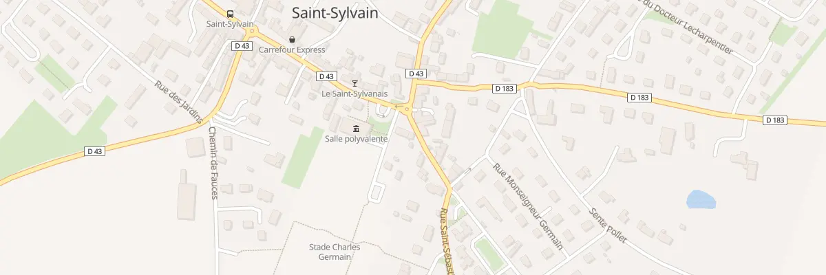 Plan du 4 Rue du Maréchal Leclerc à Saint-Sylvain