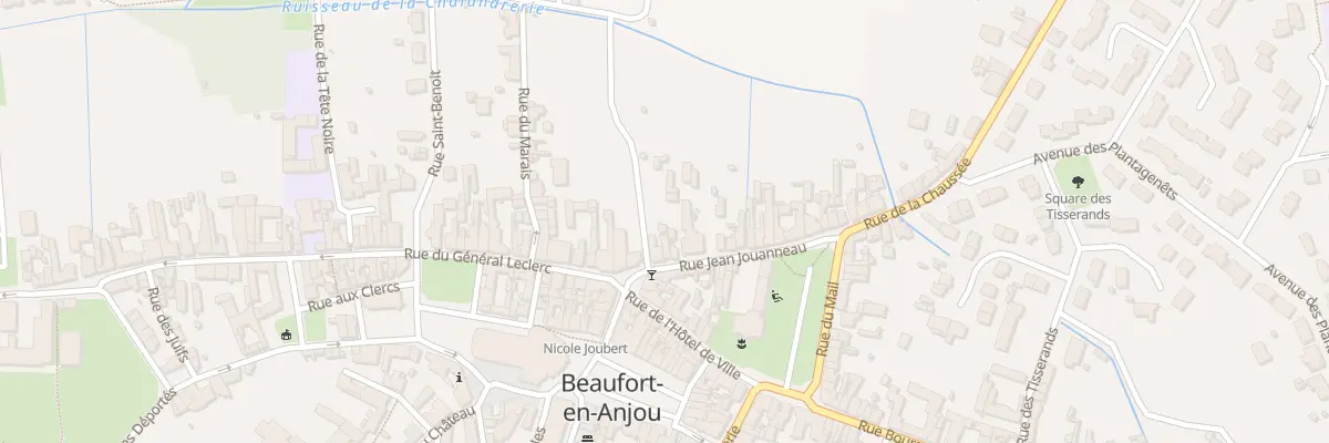 Plan du 4 Rue Jean Jouanneau à Beaufort-en-Anjou