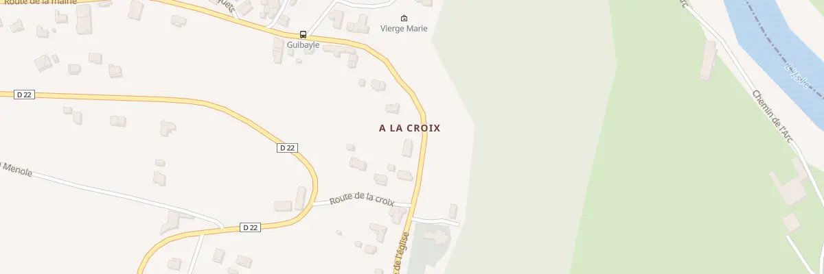 Plan du 320 Rte de l’Église à Bonzac