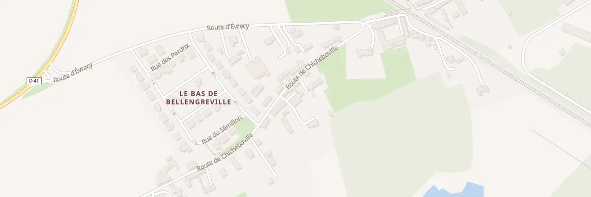 Plan du 7 Rte de Chicheboville à Bellengreville