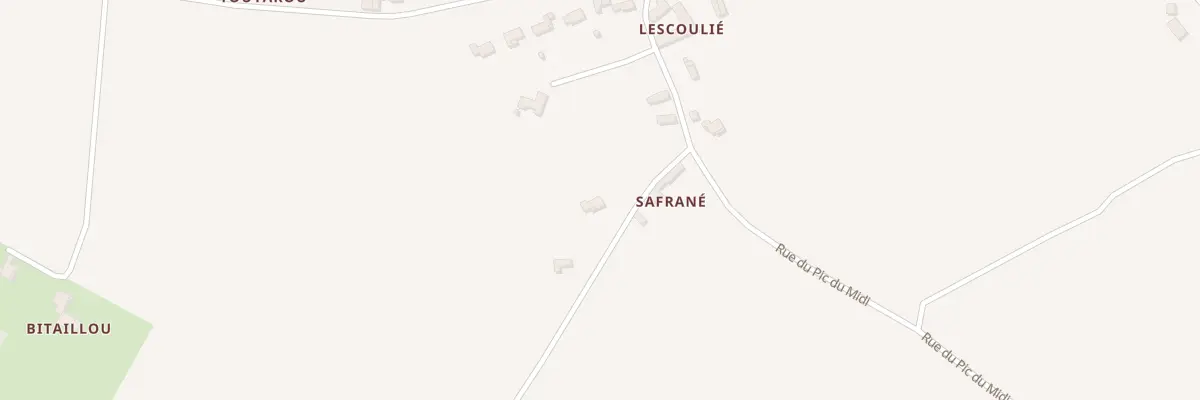 Plan du 4 Che Dous Balens à Gabaston