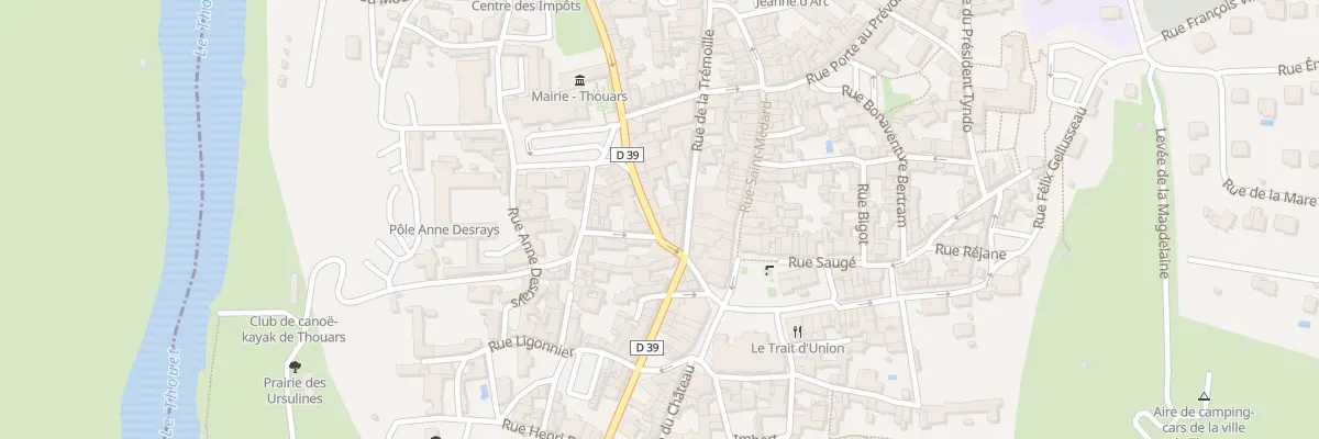 Plan du 8B Rue de l’Hôtel de Ville à Thouars