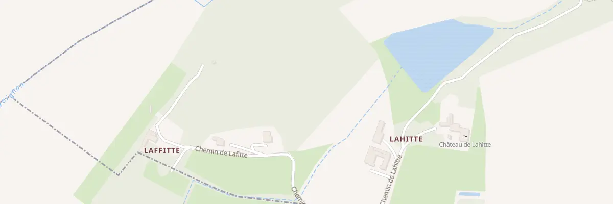 Plan du 2 Che de Laffitte à Vergoignan