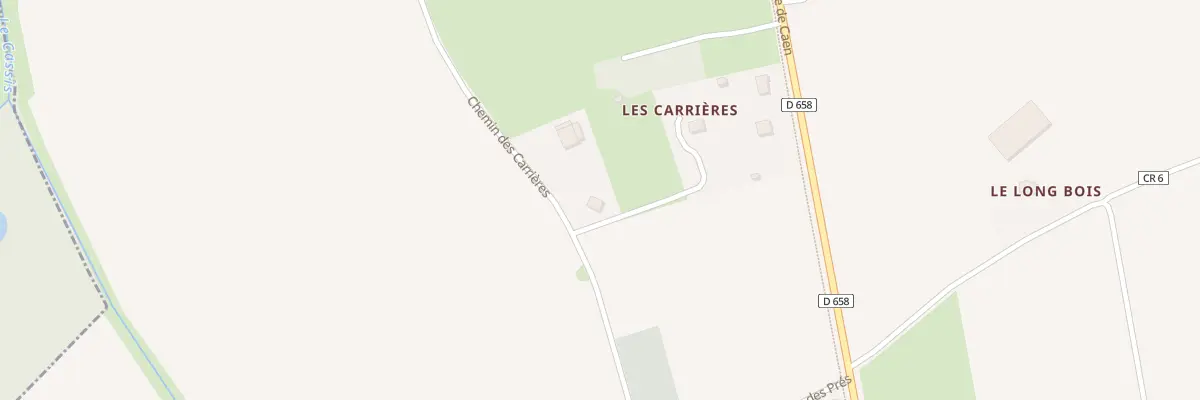 Plan du 3 Che des Carrières à Aubigny