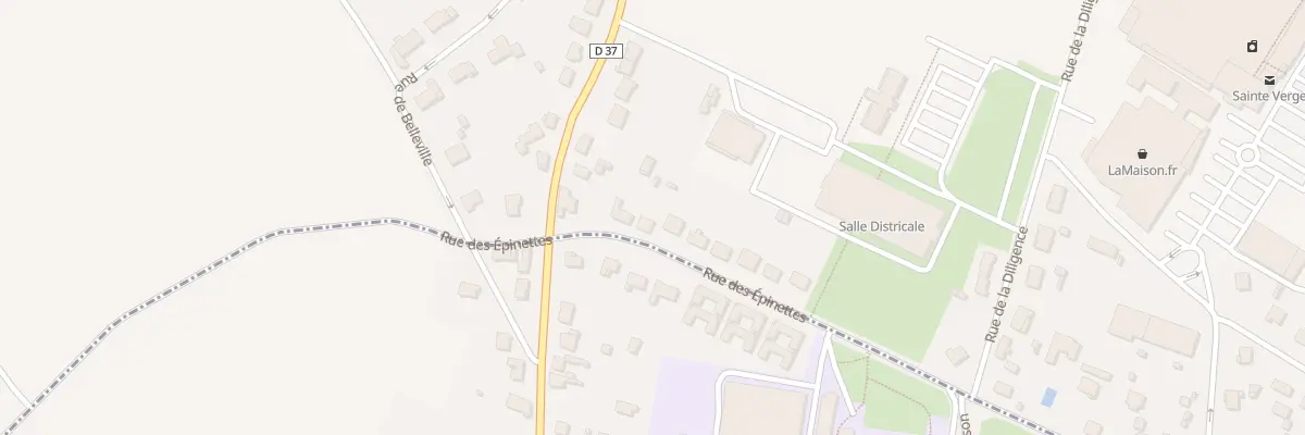 Plan du 7 Rue des Epinettes à Sainte-Verge