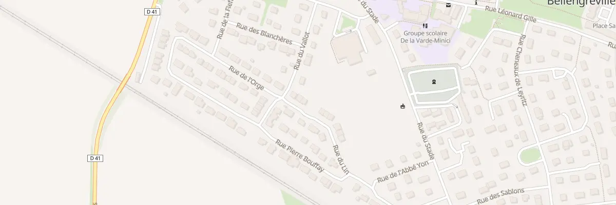 Plan du 22 Rue du Lin à Bellengreville