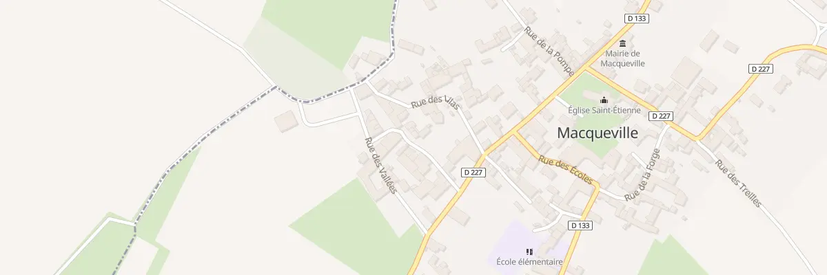 Plan du 4 Rue des Pervenches à Macqueville
