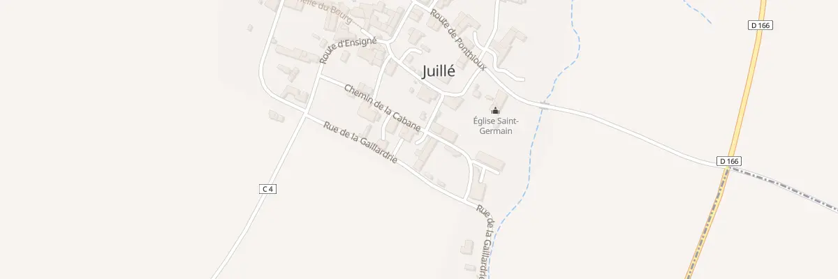 Plan du 10 Che de la Cabane à Juillé