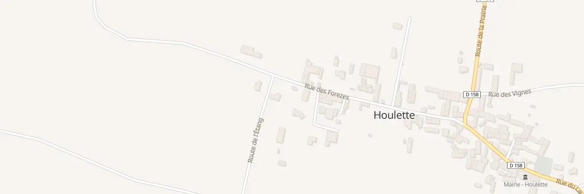 Plan du 25 Rue des Forezes à Houlette