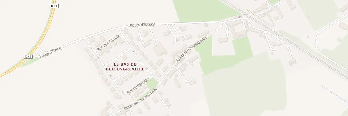 Plan du 12 Rte de Chicheboville à Bellengreville