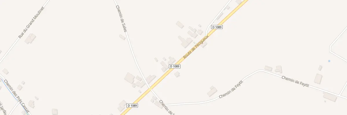 Plan du 34 Rte de Périgueux à Pomerol