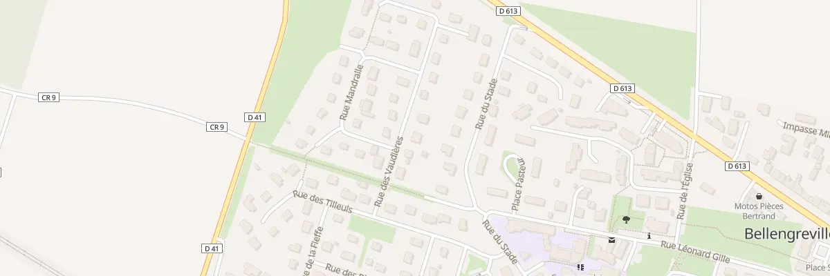 Plan du 6 Rue des Vaudières à Bellengreville