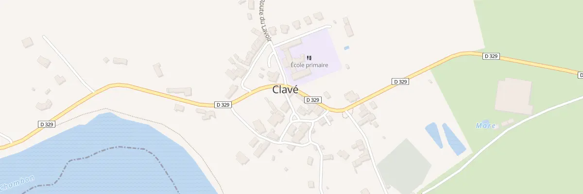 Plan du 5 Rte du Soleil Levant à Clavé