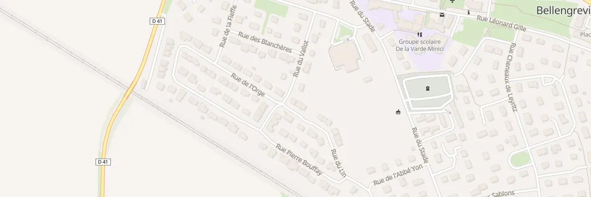 Plan du 26 Rue du Lin à Bellengreville