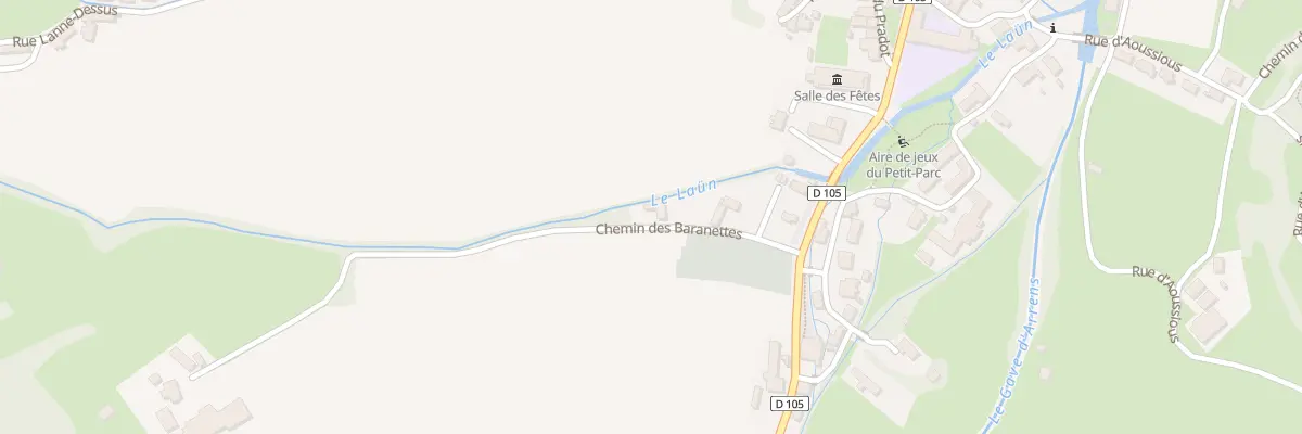 Plan du 8 Che des Baranettes à Arrens-Marsous