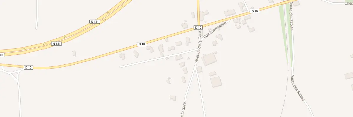 Plan du 2 Av de la Gare à Bourg-Charente