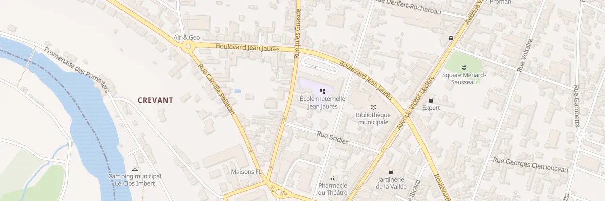 Plan du 26 Rue Jules Guesde à Thouars