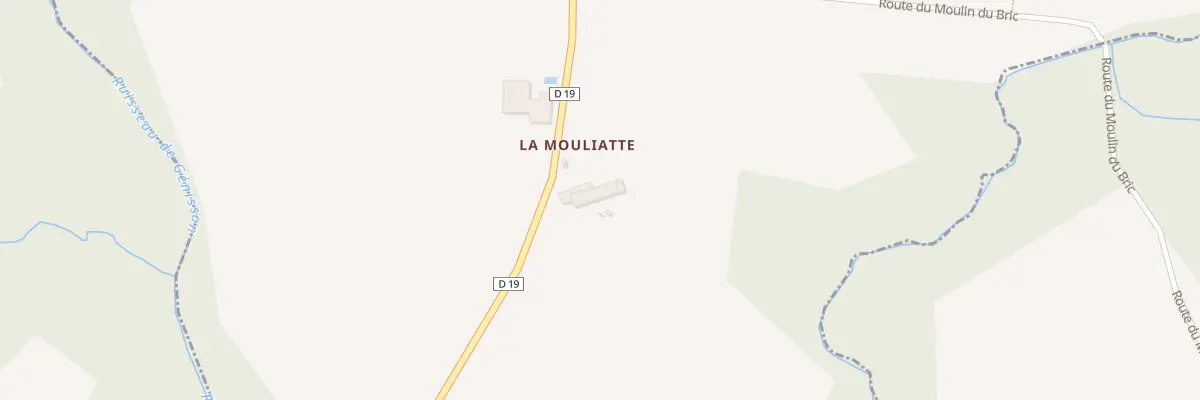 Plan du 1 La Mouliatte Est à Saint-Germain-de-Grave