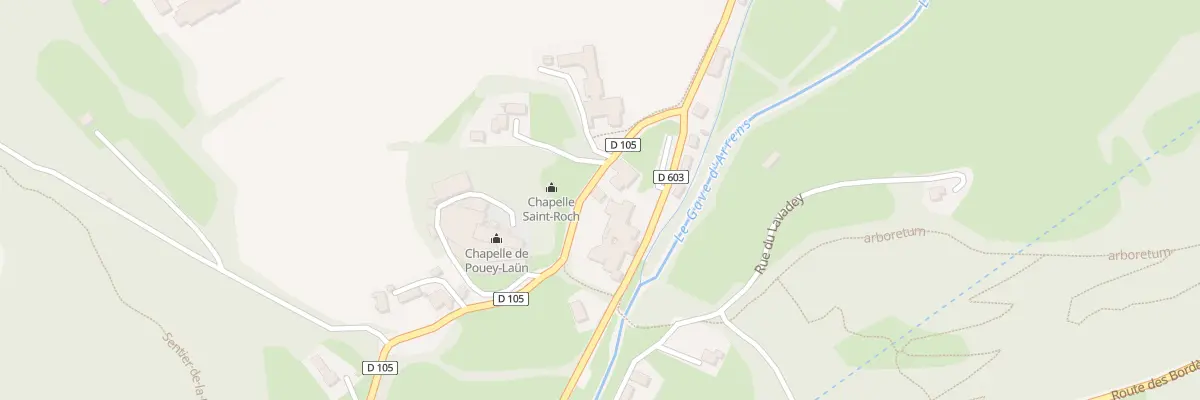 Plan du 3 Rte d’Asté à Arrens-Marsous