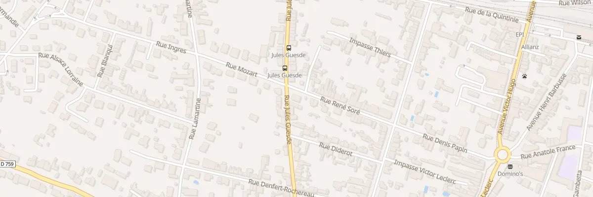 Plan du 27 Rue René Soré à Thouars