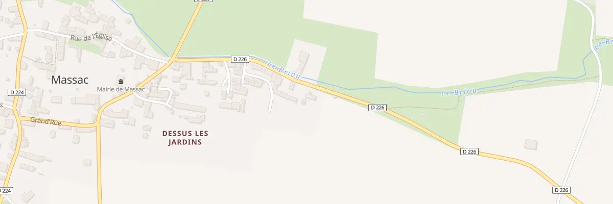 Plan du 22 Rue du Moulin à Massac