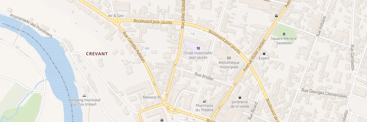 Plan du 22 Rue Jules Guesde à Thouars