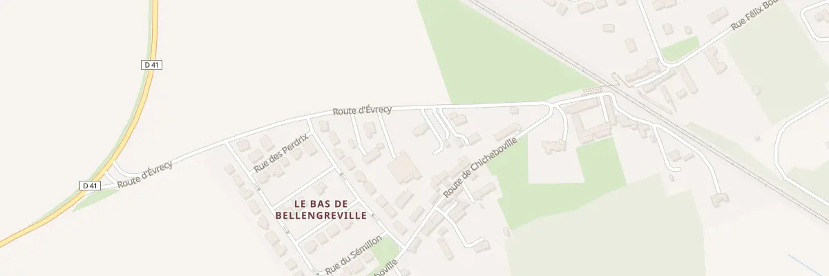 Plan du 5 Rte d’Évrecy à Bellengreville