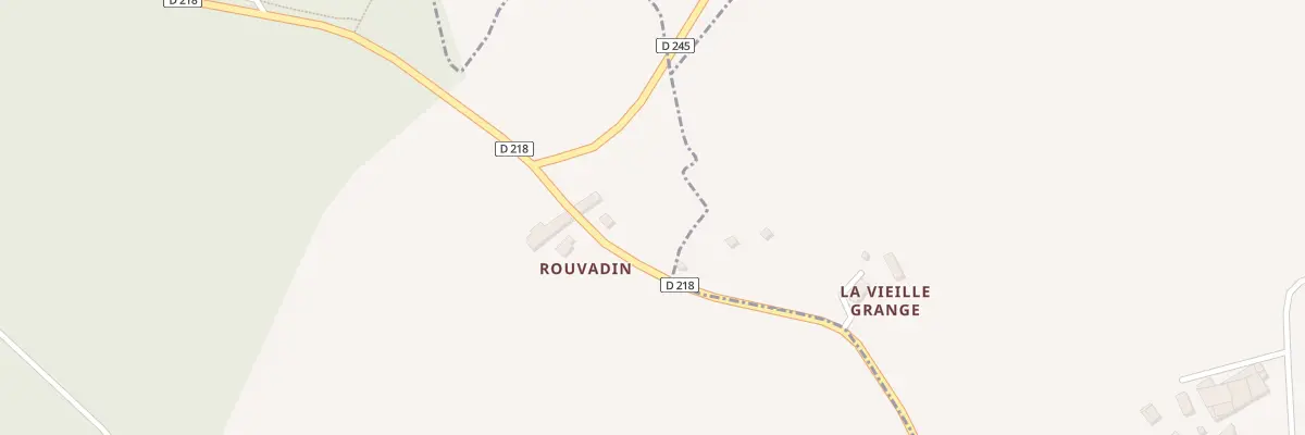 Plan du 3 Rouvadin à Gesvres