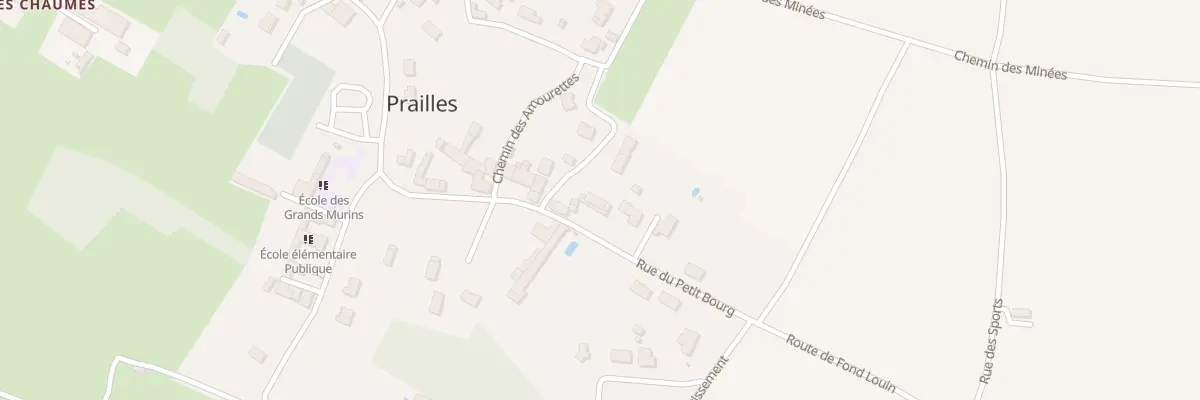 Plan du 19 Rue du Petit Bourg à Prailles-La Couarde