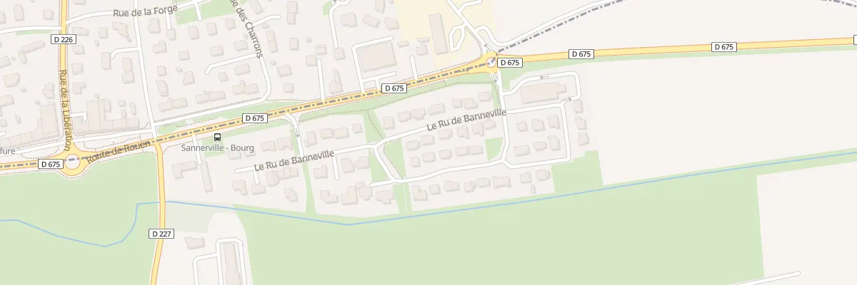 Plan du 42 Rue Le Ru de Banneville à Banneville-la-Campagne
