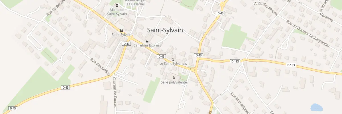 Plan du 29 Rue du Dix Huit Juillet 1944 à Saint-Sylvain