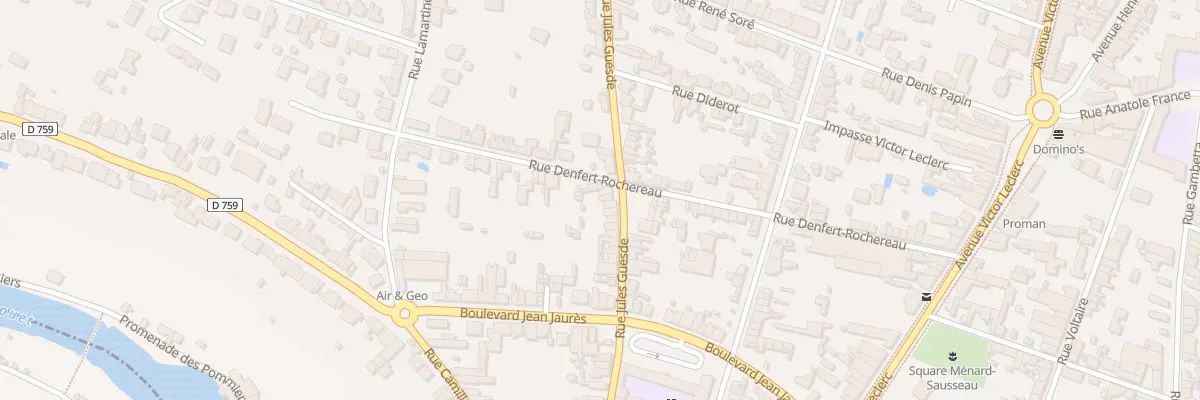 Plan du 65 Rue Jules Guesde à Thouars