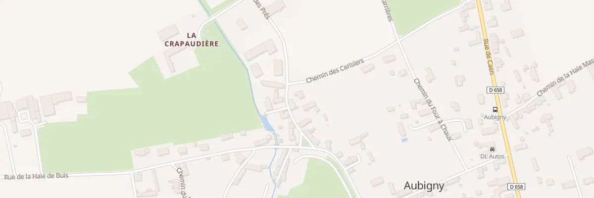 Plan du 3 Che des Près à Aubigny
