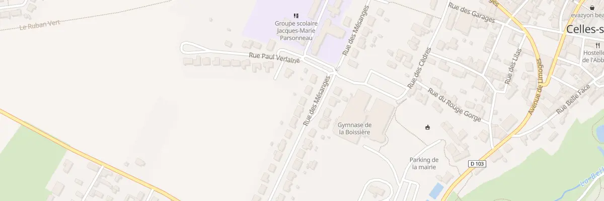 Plan du 14 Rue des Mésanges à Celles-sur-Belle